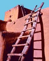 The Pueblo - Photography Mixed Media - By Dean Uhlinger, Photo-Impressionism Mixed Media Artist