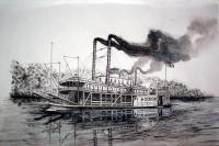 Riverboats - Riverboat Dubuque - Ink