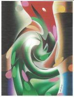 Abstract - Corkscrew - Mixed Media