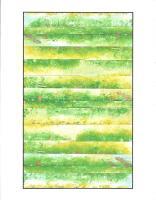 Figurative - Strip Of Green - Mixed Media
