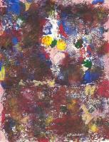 Abstract - Acrylic And Watercolor Pencil On Canson - Mixed Media