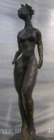Jamai - Bronze Sculptures - By Lubin C, Representational Sculpture Artist