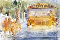 School Days - Rainy Days And Mondays - Watercolor