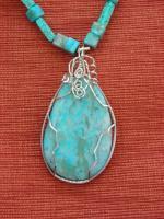 Wire Wrapping - Turquoise - Natural Stone