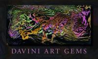 Art Gem 0858 - Mixed Media Paintings - By Danny Davini, Abstract Painting Artist