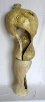 Golden Fish - Wood Sculptures - By Liviu Bora, Simbolism Sculpture Artist